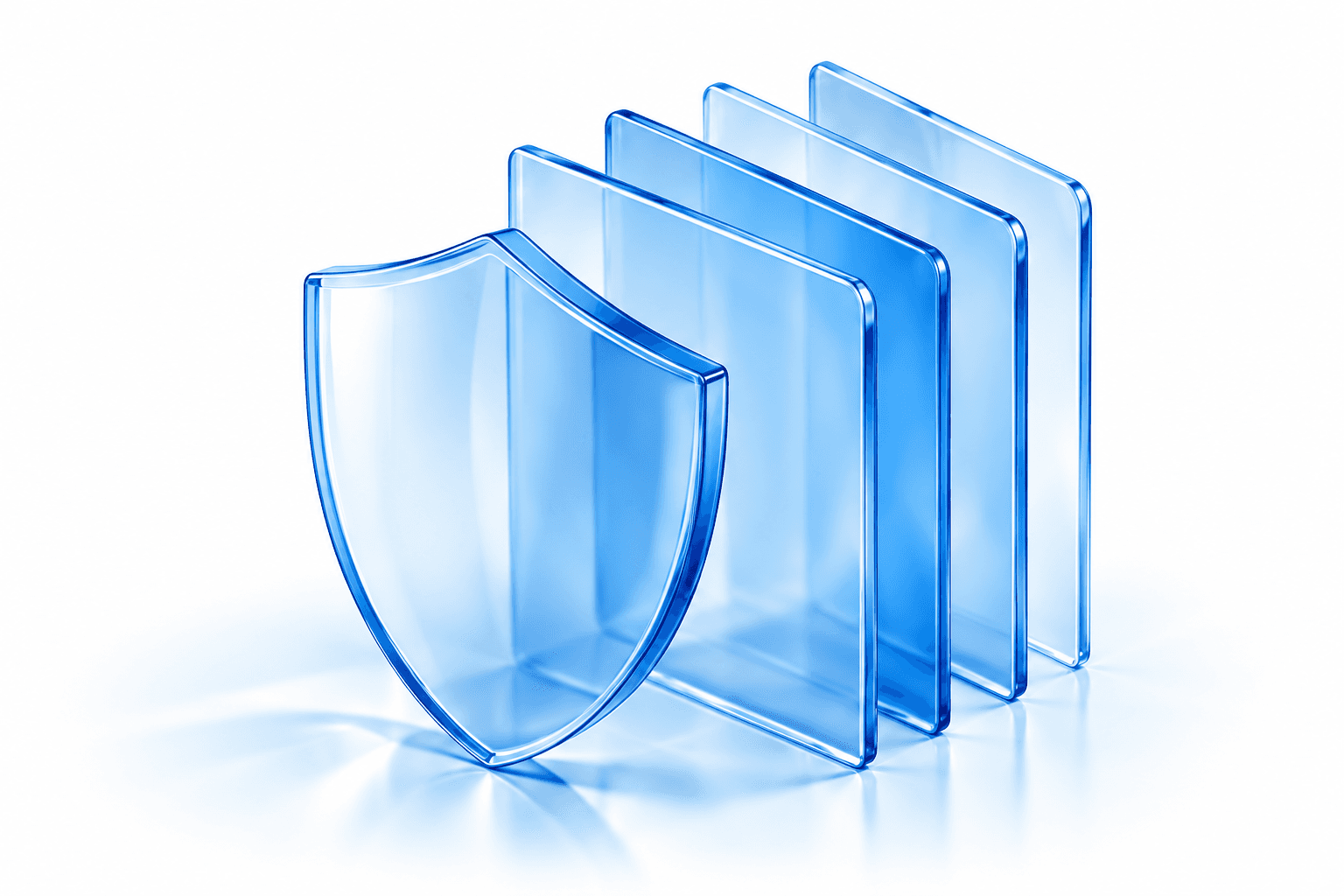 Tax point Audit Support glass shield and document sculpture